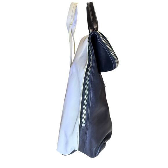 3.1 Phillip Lim 31 Hour Tote Bag Black & White Soft Leather X-Large‎ Work Bag - Picture 14 of 16